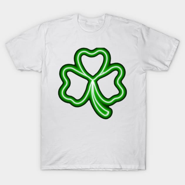 Simplistic Lucky Shamrock Irish Culture T-Shirt by ShopSunday